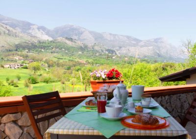 Colazione in terrazza